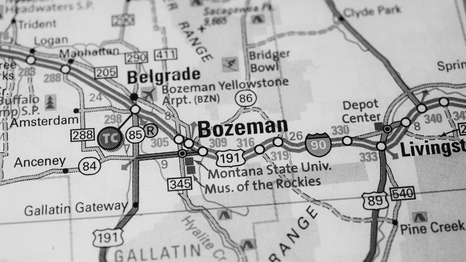 Bozeman Map 